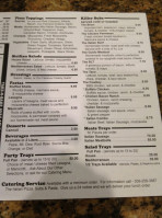 Austos Family Italian menu