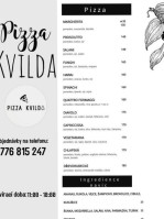 Pizza Kvilda menu