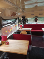 The Boatyard Bus Cafe inside