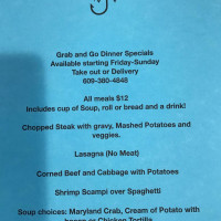 Jw’s menu