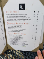 Topsail Restaurant Bar menu