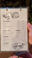 Barba Negra menu