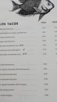 Barba Negra menu