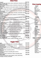 College Town Pizzeria menu