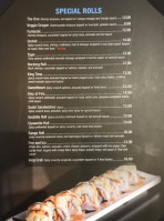 Merrick Sushi menu