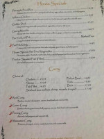 Rakong Thai menu