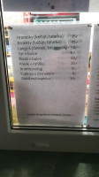 Obecní Kiosek menu