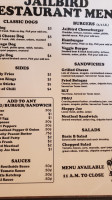 Jailbird menu