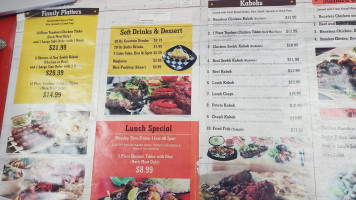 Kabobroom menu