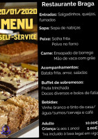 Braga menu