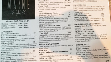 Two Maine Guys menu