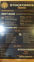 Graffiti Market menu