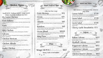 My Forno Pizza menu