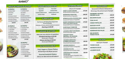 Delray Doc's Fruit Deli menu