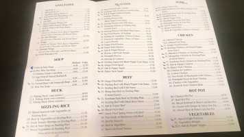 Emerald Garden Restaurant Inc menu