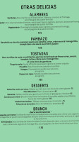 Ta Chido Snack-bar mexicain menu