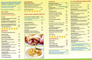 The Green Apple Cafe menu