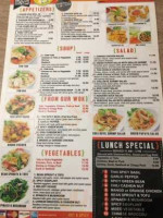 Pa-ord Noodle menu