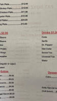 Fat Boyz Eatery menu