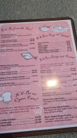 Sherry's Diner menu