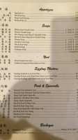 Golden Inn Seafood Restaurant menu