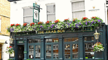 The Arab Boy outside