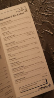 The Cottage menu