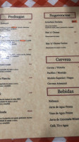 El Quinque menu