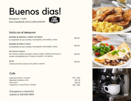 Luz De Luna Cafe food