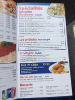 Deno's Restaurant menu