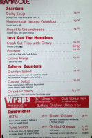 Bramasole diner menu