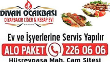 Divan Ocakbaşı menu