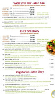 Never Phoget A Taste Of Vietnam menu