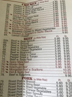 Gino's Pizza Spaghetti House menu