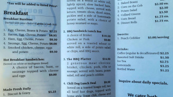 Ola's Route 66 Lunch Box menu