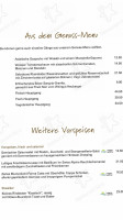 Gasthaus Zur Post menu