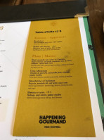 Jacopo menu