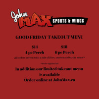 John Max Sports and Wings Lauzon menu