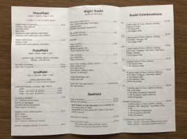 Sushi Wasabi menu