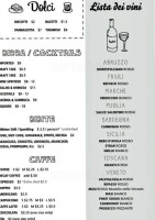 Mangia & Bevi menu