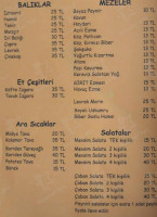 Nesli Balık menu