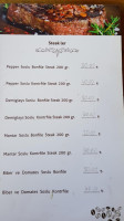 Bozok Yayla Evi (family Garden) menu