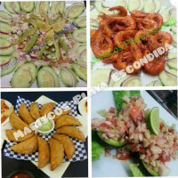 Mariscos Playa Escondida food