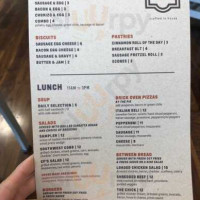 Press Cafe menu