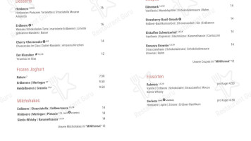 Schweizerhof menu