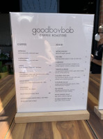 Goodboybob Coffee Roasters menu