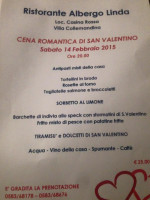 Albergo Linda menu