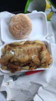 The Crescent Fish Chips food