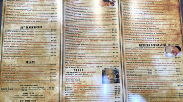 Casa Pelaez Tex Mex menu