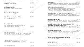 Der Steirerwirt Im Rössli Hü menu